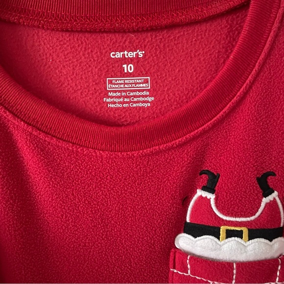 Carter’s Kids Holiday Fleece Santa Pyjama Set 🎅🏼🎄 - Picture 8 of 10